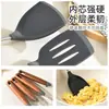 Espátula de silicona de grado alimenticio, juego de utensilios de cocina para uso doméstico, resistente al calor, antiadherente, incluye una espátula para freír de silicona, una cuchara ranurada y un cucharón de sopa
