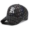 Gorra Primavera y Otoño Moda Casual Circunferencia de Cabeza Grande Bordado Estampado Modifica la Forma de la Cara Más Fácil de Combinar Gorra de Béisbol Deportiva de Copa Dura para Hombres y Mujeres