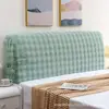 Funda de Cabecero Felpa Engrosada Madera Cama Respaldo Acolchado Todo Incluido Universal Simple Alta Calidad Imitación Terciopelo de Conejo Cubierta Protectora a Prueba de Polvo