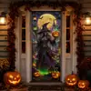 Pegatinas de vidrio para ventanas y puertas con temática de Halloween, impermeables y a prueba de aceite, nuevas pegatinas de pared de fondo para decoración de fiestas de Amazon, pegatinas para puertas