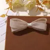 Estilo Coreano Versátil Doce Estilo Princesa Cor Sólida Laço DIY Presilha de Cabelo Presilha Lateral Prendedor de Rabo de Cavalo Acessórios para Sapatos e Meias