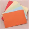Fabricante Producción Wholesale No. 3 Sobres de Colores Papel de Color Sobres Estilo Chino Vertical 125X175MM Impresión de Logo Personalizado