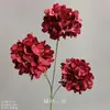Casamento Estilo Chinês Estilo Vermelho Decoração de Guia de Estrada Arranjo de Flores Artificiais Flor de Teto Cerimônia de Noivado Arranjo de Banquete Arte com Flores Artificiais de Casamento