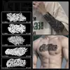 Dominante Estilo Gótico Pegatinas de Tatuaje Herbales Impermeables y a Prueba de Sudor Duraderas Tatuajes para Brazos y Piernas de Hombres y Mujeres Pegatinas de Tatuaje de Alta Gama