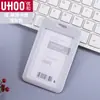 Porta Cartão Deslizante para Crachás de Funcionário, Placas de Nome de Plástico, Clipes Retráteis de Puxar Fácil, Logo Personalizado UV, Atacado de Fábrica, em Estoque