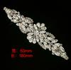 Em estoque corrente de strass diy corrente de olho de cavalo padrão diamante de vidro corrente de diamante de garra fancy acessórios de cintura para roupas atacado