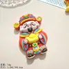 Accesorios Festivos de Resina del Dios de la Riqueza Materiales para Broche de Pelo DIY, Funda de Teléfono, Llavero, Decoración de Tablero de Coche