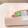 Uso Cuatro Estaciones, Dormitorio Estudiantil, Estilo Muji, Sencillo, Algodón Puro, Teñido en Hilo, Grado Materno e Infantil, Juego de Sábanas de Algodón Lavado de Tres Piezas