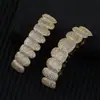 Hip Hop Transfronterizo Hip Hop Aparatos Dentales Llenos de Diamantes, Joyería Dental de Zirconia, Aparatos Dentales de Diamante, Amazon Personalizado de Moda Joyería Dental de Ocho Dientes