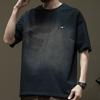 Camiseta de algodão pesada Xiyue 280g manga curta masculina verão 2024 nova solta plus size masculina camiseta básica lavada