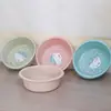 Cesta de Verduras Engrosada Cesta para Lavar Colador de Cocina Colador de Frutas y Verduras Cesta de Plástico Cesta de Almacenamiento Azul de Plástico