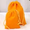 Bolsas de terciopelo con cordón, Empaques de regalo de terciopelo, Bolsas con cordón para empaque de joyería, Bolsas de almacenamiento de felpa, Al por mayor en stock