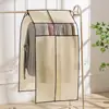Funda a prueba de polvo para tendedero de ropa, parasol para el hogar, funda universal con cremallera, funda a prueba de polvo de alta gama para tendedero de ropa y sombreros