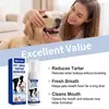 Mousse de Limpieza Oral para Mascotas Eeljoy Ingredientes Suaves Cuidado y Limpieza del Mal Aliento Bucal de Mascotas, Mousse Refrescante