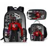 Skibidi toalete toalete homem mochila escolar monitor Titan homem mochila bolsa estojo de lápis conjunto de três peças