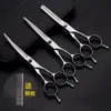 Set Profesional de Tijeras para Peluquería de Mascotas: Tijeras Curvas, Tijeras Rectas y Tijeras de Peluquería para Perros Bichón, Perros Teddy y Gatos