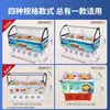 Vitrina para máquina de papilla de hielo Vitrina de agua azucarada Carrito de puesto Congelador Refrigerador Vitrina para conservar frescos Mostrador Catering Comercial Pepinillos curvos