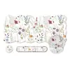 Alfombrilla Grande para Escritorio Borde Ondulado Estilo Floral Fresco Ins Transfronteriza Amazon Temu Antideslizante Alfombrilla para Ratón de Oficina Teclado