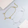 Pulsera de Estrella de Mar con Personalidad de Moda Estilo Coreano para Mujer con Colgante de Concha y Circonita, Tendencia de Vacaciones, Joyería de Estilo Minimalista de Gama Alta