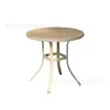 Mesas y Sillas de Ratán para Exteriores Nórdicas, Mesa de Comedor de Moda para Patio Exterior, Villa, Jardín al Aire Libre, Juego de Sillas de Ratán, Resistente al Agua y al Sol