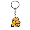 Llavero de Capibara Plástico Blando de PVC Llavero Creativo Dibujo Animado Colgante para Bolso Pequeños Accesorios de Regalo Venta al Por Mayor