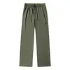 Amazon Sitio Independiente Transfronterizo Primavera y Otoño Hombres Pantalones Rectos Deportivos Casuales Finos Sueltos Comercio Exterior Dropshipping