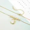Collar de Conejo Lunar para Mujer 2022 Nueva Moda Elegante Lujo Ligero Cadena para Clavícula de Nicho para Viajes Diario para Mujeres