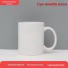 Criativa mudança de cor cerâmica jogo caneca periférico presente Copa novidade escritório café xícara branco revestido Copo