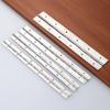Bisagra de Acero Inoxidable, Bisagra de Piano Extendida, Bisagra Plegable para Puerta y Ventana, Bisagra de 2.104m con Agujeros Alternos, Bisagra Larga de Fila Negra