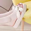 Sandalias de maternidad súper suaves para mujer, para uso exterior en verano, antideslizantes, cómodas para los pies, pantuflas medias dulces estilo hada