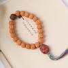 Pulseiras de círculo único King Kong Bodhi de atacado de fábrica com borla para homens e mulheres com contas de Buda pulseiras Wen play venda ao vivo
