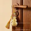 Colgante de Bolsita de Calabaza Dorada para Atraer Riqueza y Bendiciones, Adorno para Colgar en el Coche, Decoración de Entrada, Regalo de Negocio, Artículo de Regalo