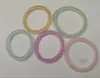 Gomas para el pelo de alambre de teléfono de color gelatina de verano para mujer, diademas de alta gama, accesorios para el pelo elásticos y duraderos