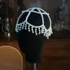 Corrente para Chapéu com Franja de Pérola Artificial Trançada Estilo Novo Europeu e Americano Acessórios de Cabelo Versáteis Elegantes de Alta Qualidade Acessórios de Styling para Fotografia de Viagem