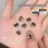 Productos Terminados Sin Base, Pedrería K9 para Uñas, Lote Completo de Diamantes Brillantes para Uñas, Pedrería Huevo de Paloma, Decoraciones para Uñas