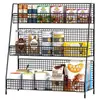 Prateleira de armazenamento de lanches prateleira de mesa suporte para lanches e bebidas artefato de armazenamento de itens diversos prateleira de armazenamento multicamadas
