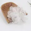 2025 Venta Caliente Amazonia Tocado de Plumas Accesorios para el Cabello de Novia Pasador de Malla Venta de Tocados para Mujer Especialmente Disponible en Muchos Países 1226