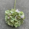 Fabricante de Flores Artificiales para Bodas Verdes Hortensia Verde Rosa Rocío de Golondrina Loto Bola de Cebolla Decoración Suave para Bodas Flor Artificial al por Mayor