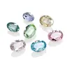 Dongzhou Crystal 10*14 Diamante para Uñas Huevo de Paloma Personalizado Diamante Ovalado con Punta Inferior Diamante de Vidrio de Alta Calidad Accesorios para Joyería DIY