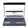 Ws712000 Máquina de Encuadernación con Anillo Metálico de Doble Línea de Extracción Completa Perforadora de Agujeros Redondos de 34 Agujeros y Agujeros Cuadrados A4 para Álbumes, Calendarios de Escritorio y Calendarios de Pared