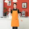 Delantales para Fruterías con Impresión de Logo Personalizado, Uniformes de Trabajo Modernos para Camareros para Cadenas de Supermercados de Alimentos Frescos