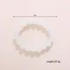 Europa y Estados Unidos pulsera de cristal de imitación transfronteriza pulsera de té de jade blanco de imitación negra color brillante clásico Joker joyería de color sólido al por mayor