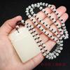 Não importa pingente de cartão Xinjiang cor jade etiqueta este ano de vida para proteger paz colar pingente de carro masculino e feminino pingente