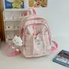 Mochila Escolar de Alto Valor da Moda Transfronteiriça para Alunas do Ensino Fundamental e Médio Design de Nicho Simples Mochila Versátil