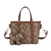 Bolsa de Lujo Ligero de Nicho Nueva Otoño 2025 para Mujer Bolso Cubo de Mano Retro Bolso de Hombro Cruzado de Moda Tendencia