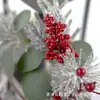 Directamente del fabricante: Guirnalda decorativa de linternas de viento, accesorios para calentar el hogar con linternas de viento, adorno colgante de puerta de frutos rojos, colgante de guirnalda de flores artificiales, pieza decorativa