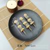 Comida Simulada Oden Brochetas de Barbacoa Brochetas Fritas Modelo Accesorios para Sesión de Fotos Modelo de Exhibición Horquilla Divertida Llavero
