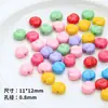 Imitação Checa 12mm Acrílico Pequena Maçã Contas Soltas DIY Pulseira de Contas Colar Brincos Acessórios de Joia Material