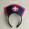 1cosplay Enfermera Pequeña Accesorios para Fiesta Actuación Diadema Diadema Accesorios para el Cabello Fotografía Doctora Enfermera Diadema