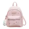 Mochila escolar muito estilosa para meninas, mochila estampada de bolinhas da moda estilo japonês para estudantes do ensino fundamental, mochila de viagem estilo soft girl inspirada em dopamina para mulheres